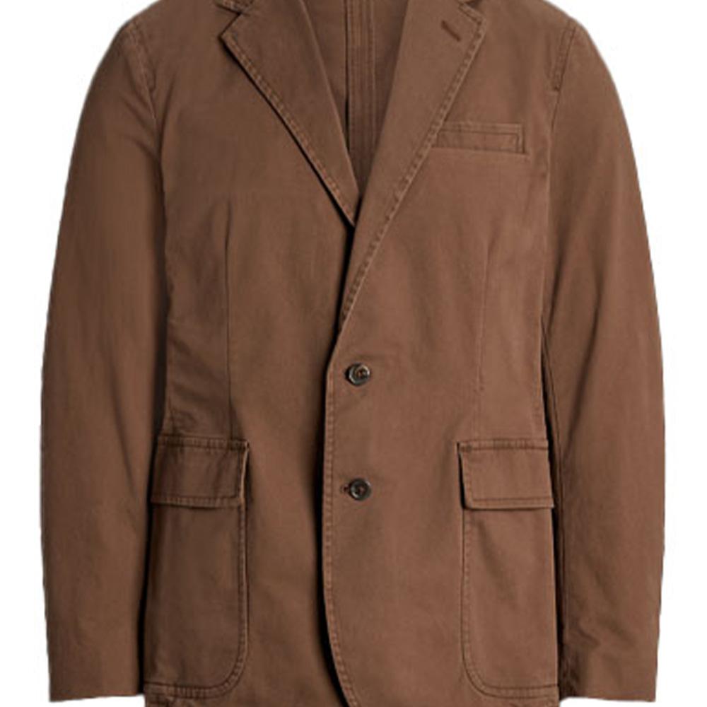 Polo Ralph Lauren SS23 Solid Color Single-Breasted Long Sleeve Blazer Men Blazer Brown MNPOSPC27620340-250
