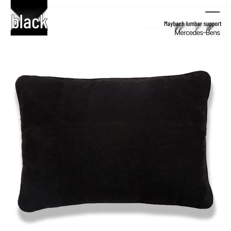 Compatible with Mercedes-Benz S-Class Maybach Headrest, Driver's Seat Backrest, and Neck Pillow; Imitation Aviation Seat Neck Pillow.