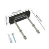 Skateboard Wall Mount Hanger Horizontal Skateboard Storage Rack Skateboard Hooks Hanger with Screws for Skateboard Deck