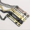 1pc Door Chain Lock Security Chain Guard Spring Anti Theft Press Heavy Duty Polished Latch Screw Guard Accessories