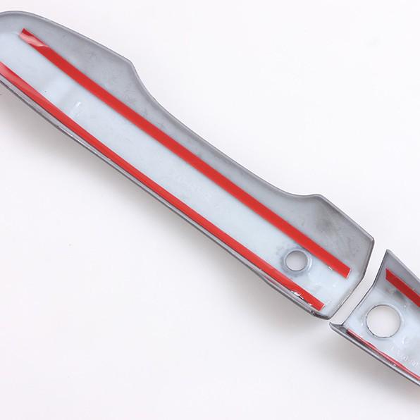 Suitable Door Handle Decoration for 10th Gen Civic Smart - ABS Black Carbon Fiber Pattern (Left Drive)