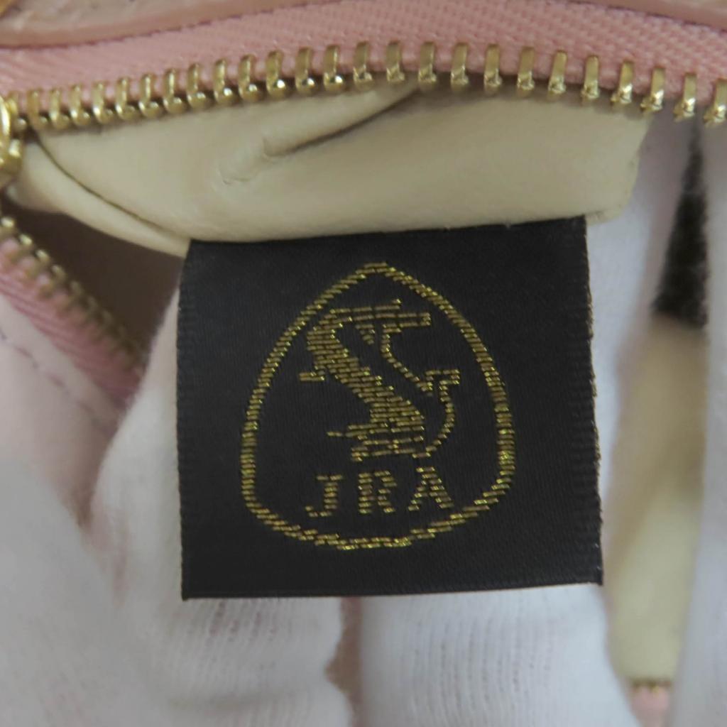 LEDER JUWELEN Tragetasche Kristall Reptilien Krokodilleder beliebter Typ rosa Gebraucht