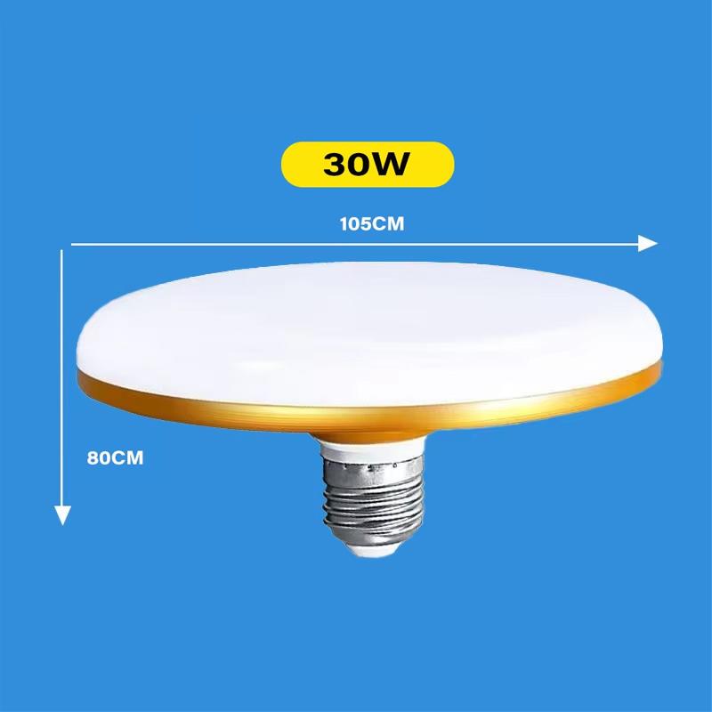 

Ceiling Lamp Garage Light LED Bulb AC 220v E27 Base Household Energy Saving Lamp 15W Indoor Lighting Flying Saucer Light 30w
