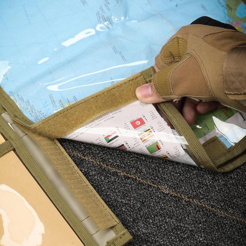 Wasserdichte Taktische Kartenaufbewahrungstasche Faltbare Tasche für Kleinkram Outdoor-Kartenetui für Wandern und Camping Langlebig