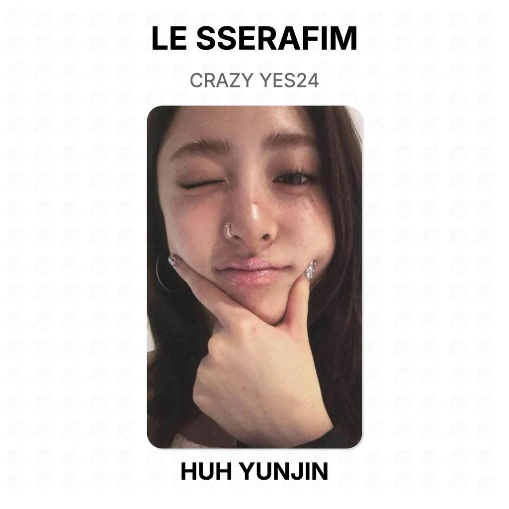 LE SSERAFIM CRAZY YES24 Official Photocard