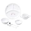 High Strength Porcelain That Is Hard To Break Lunch Small Fork Set Peter Rabbit Dot Girls Easy for Children To Eat and Easy for Adults To Use Used In