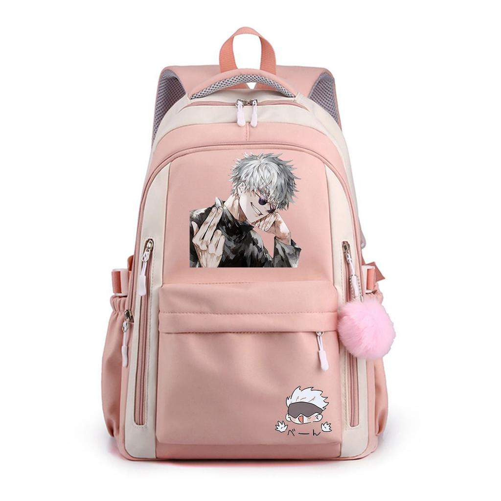 Spell Return To War School Bag Anime Peripheral Five Wushu Second Dimensional Backpack For Junior High School Students And Elementary School Students