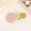 Portable Metal Spring Pen Clip Cartoon Cat Claw Shape Pencil Holder Pen Holder Student