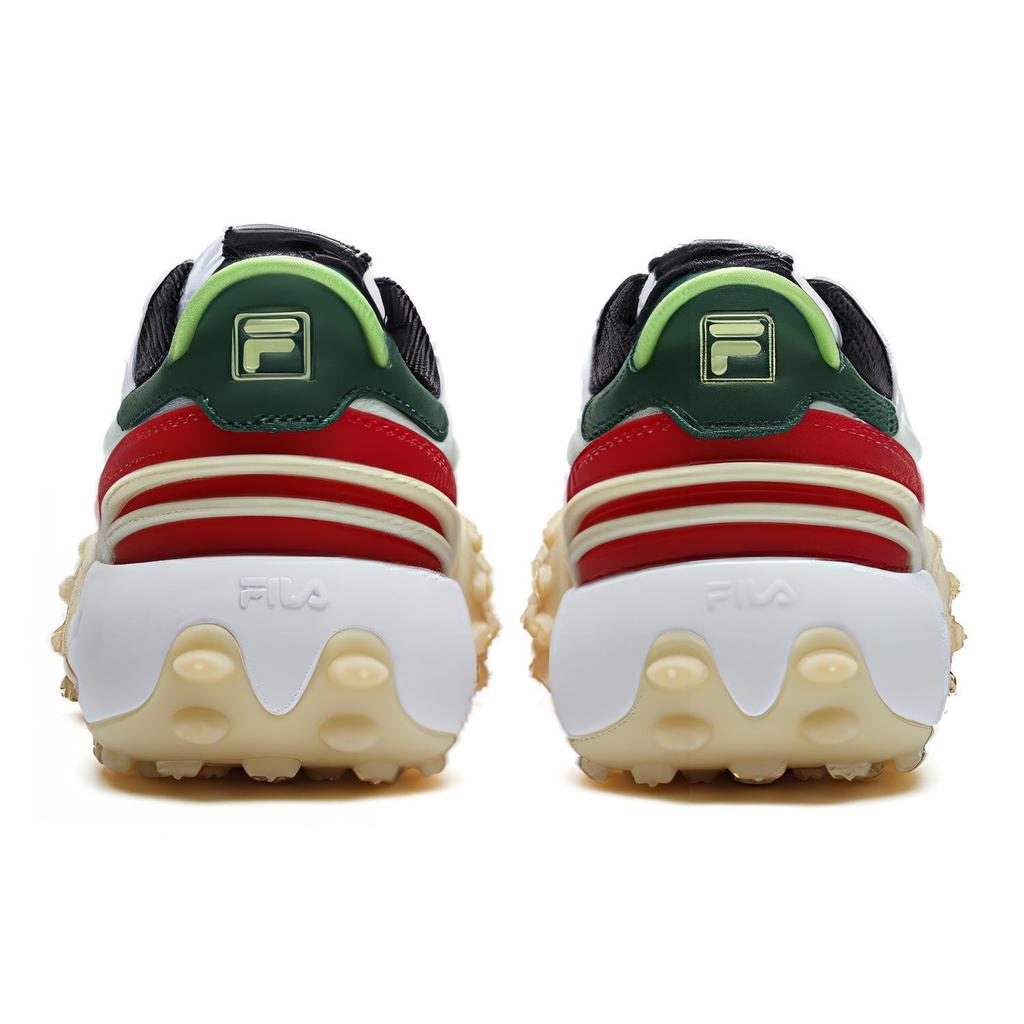 New FILA Gara Chunky Sneakers 'White Red Green' Women's F12W213111FWV