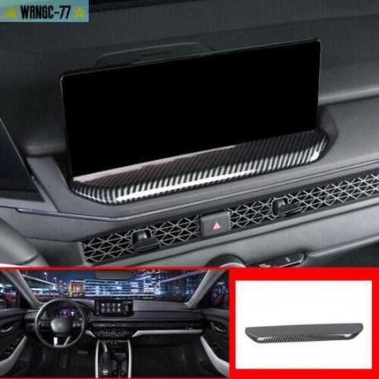 For Honda Accord 11th -2024 Carbon Fiber Central Console Navigation Strip