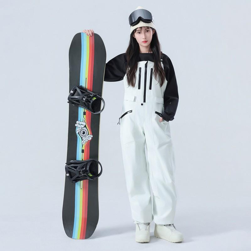 Unisex Ski Suit Set Snowboarding Jacket Pants Thermal Insulated Outdoor Winter Gear Waterproof Breathable Nylon