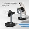 Desktop 15W Wireless Charger with Magnetic Attachment & Phone Stand for Apple Devices