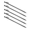 5Pcs Tents Stakes Multifunction Heavy Duty Metal Easy Penetration Corrosion Resistant Ground Stakes