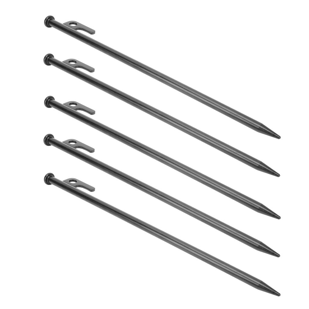 5Pcs Tents Stakes Multifunction Heavy Duty Metal Easy Penetration Corrosion Resistant Ground Stakes