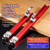 Professional Aluminum Miter Gauges For Power Chainsaws With Reverse Locking Mechanism And Two Size Available