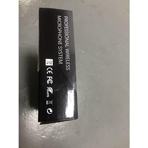 Depusheng W1 UHF Wireless Microphone System, Dynamic Karaoke, Metal Handheld Microphone, 25-Channel Mini Receiver, 50-80m