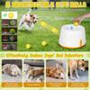 Lanceur de balles automatique pour chiens, Machine interactive de lancer de balle avec 3 niveaux de distance(20-46 pieds) & 5 Balles, Lanceur de Balle pour Chien pour Jouer à l'Intérieur et à l'Extérieur