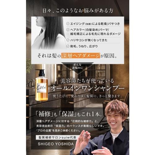 Hair Repair Salon All-in-One Salon Shampoo 500ml Rinse-in Shampoo Hair Straightening Amino Acid Non-Silicon Beauty Salon Exclusive Harikoshi Made In J