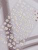 1pc White Daisy Nail Sticker Relief Three-Dimensional Exquisite Cute Cartoon Small Fresh Variety Multi-Color Sticker Decoration