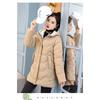 Women Thick Hooded Mid Length Cotton Padded Winter Coat