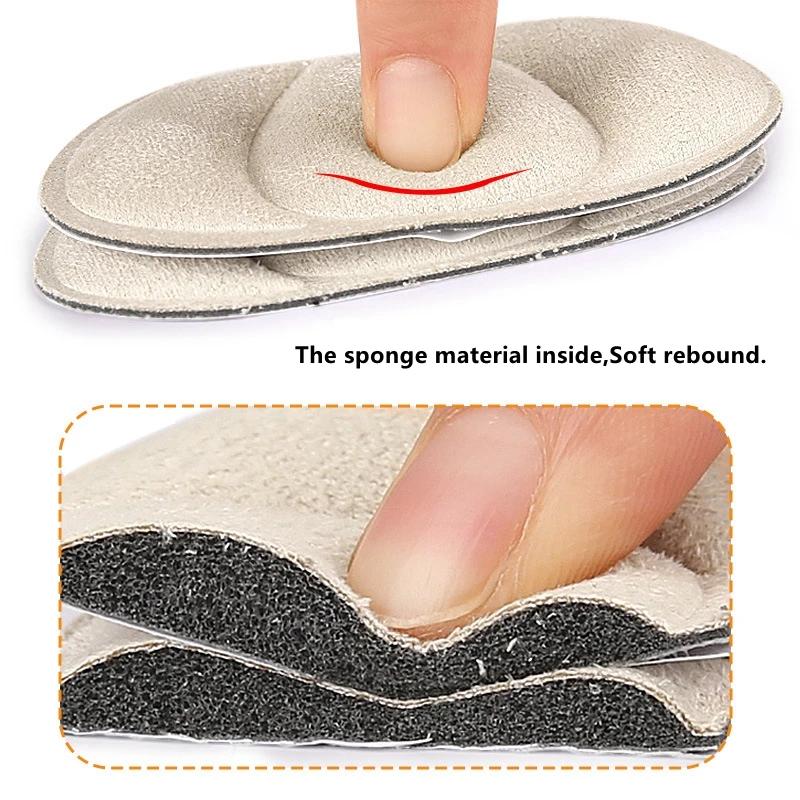 3Pair Heels Protector Insoles for Shoes Backs Heel Sticker Adjust Size Adhesive Non-slip Shoe Pads Pain Relief Foot Care Inserts