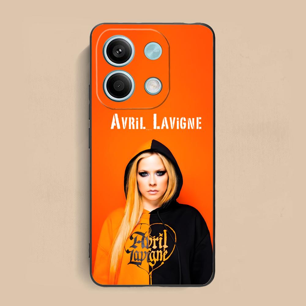 Avril Lavigne Matte TPU Mobile Phone Case for Xiaomi Redmi 15 14 13 12 A5 3 2 1 C Plus 4G 5G Colorful Printing Cover