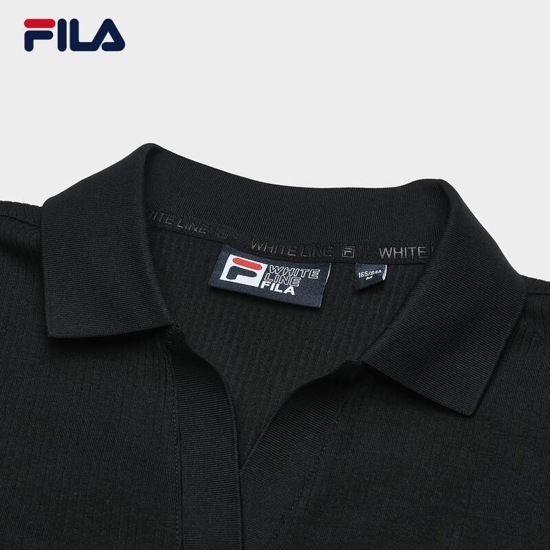 Fila Women's Slim Fit Knit Polo Dress