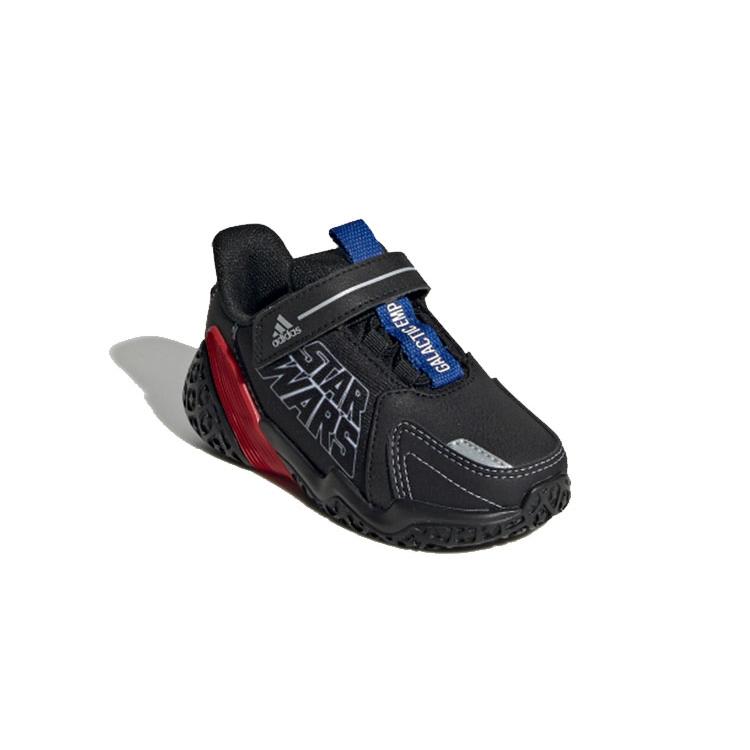 Adidas 4Uture Rnr Starwars ElI Cushioning Slip Resistant Abrasion Resistant Low top Running Shoes Black Red EF9493