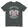Cool Twin Cities Minnesota Mn Baseball Skyline St Paulmpls Tshirt