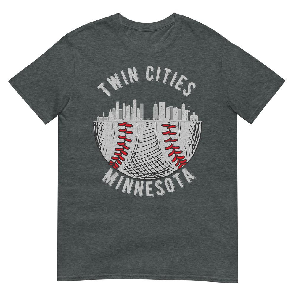 Cool Twin Cities Minnesota Mn Baseball Skyline St Paulmpls Tshirt