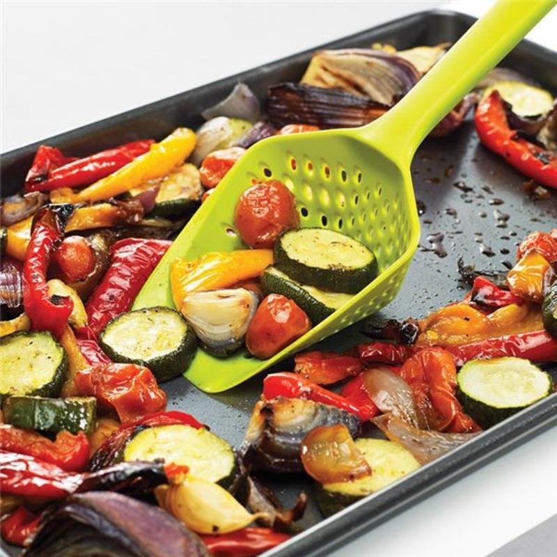 Kitchen Utensil No-stick Drain Colanders Shovel Strainers Veggies Water Leaking Cooking Supplies