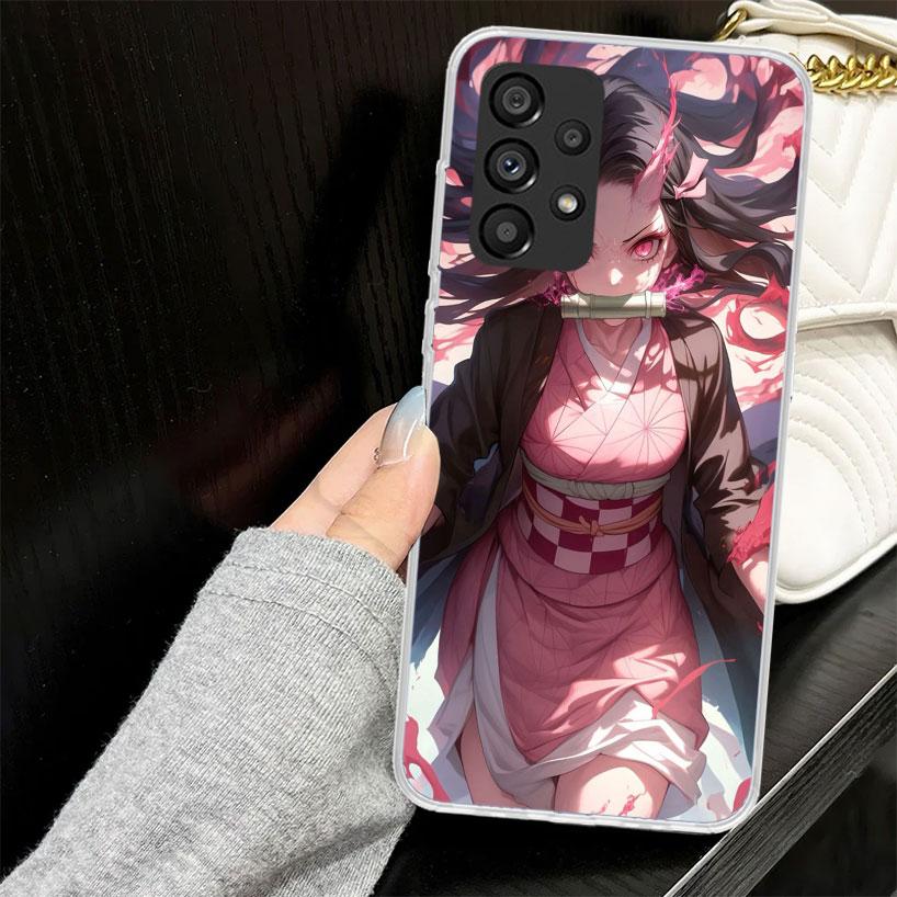 Kamado Nezuko Demon Slayers Case for Samsung Galaxy A52 A42 A32 A22 A12 A51 A50 A02S Phone Cover A41 A31 A21S A40 A30S A20E A10S