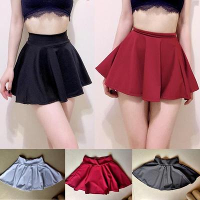 Nueva falda plisada para mujer, minifaldas sexys de cintura alta, minifaldas para niñas de escuela, faldas cortas blancas y negras de corte A, ropa de tenis para mujer