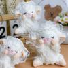 Plush Sheep Keychain With Tulle Headscarf Cute Animal Bag Charm For Kids Teen Gift