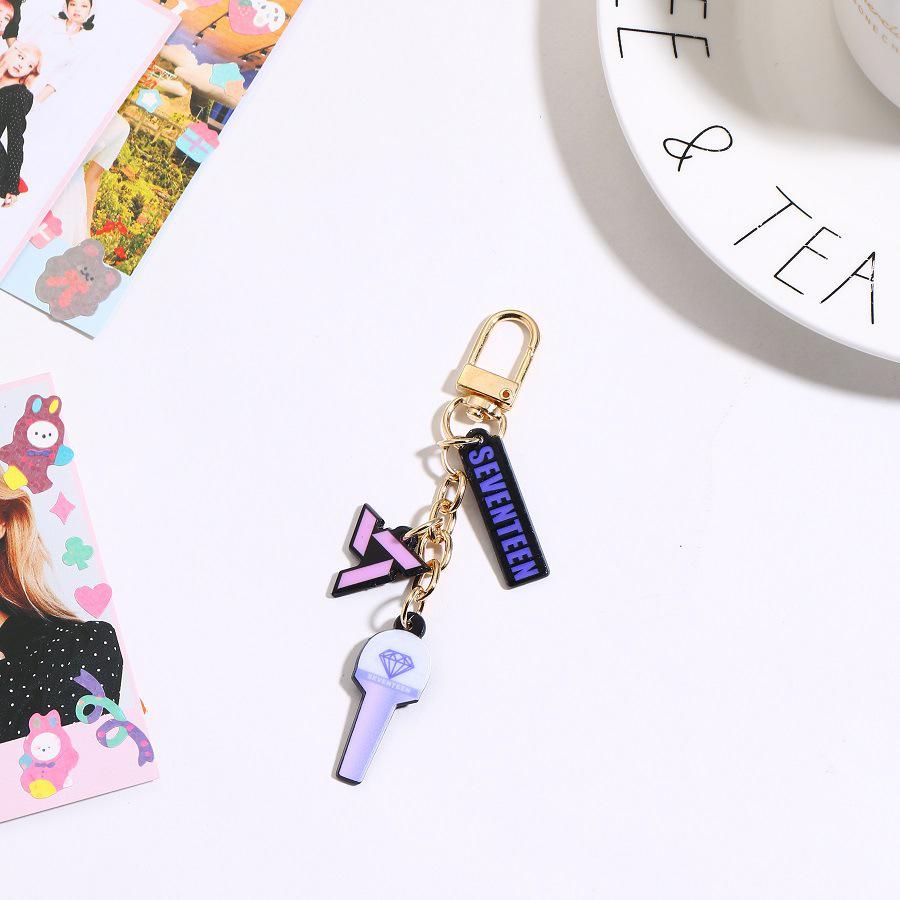 BTS & Blackpink K-Pop Lightstick Keychain Charm