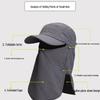 Unisex UPF50+ Sun Protection Cycling Cap with Detachable Neck & Face Mask