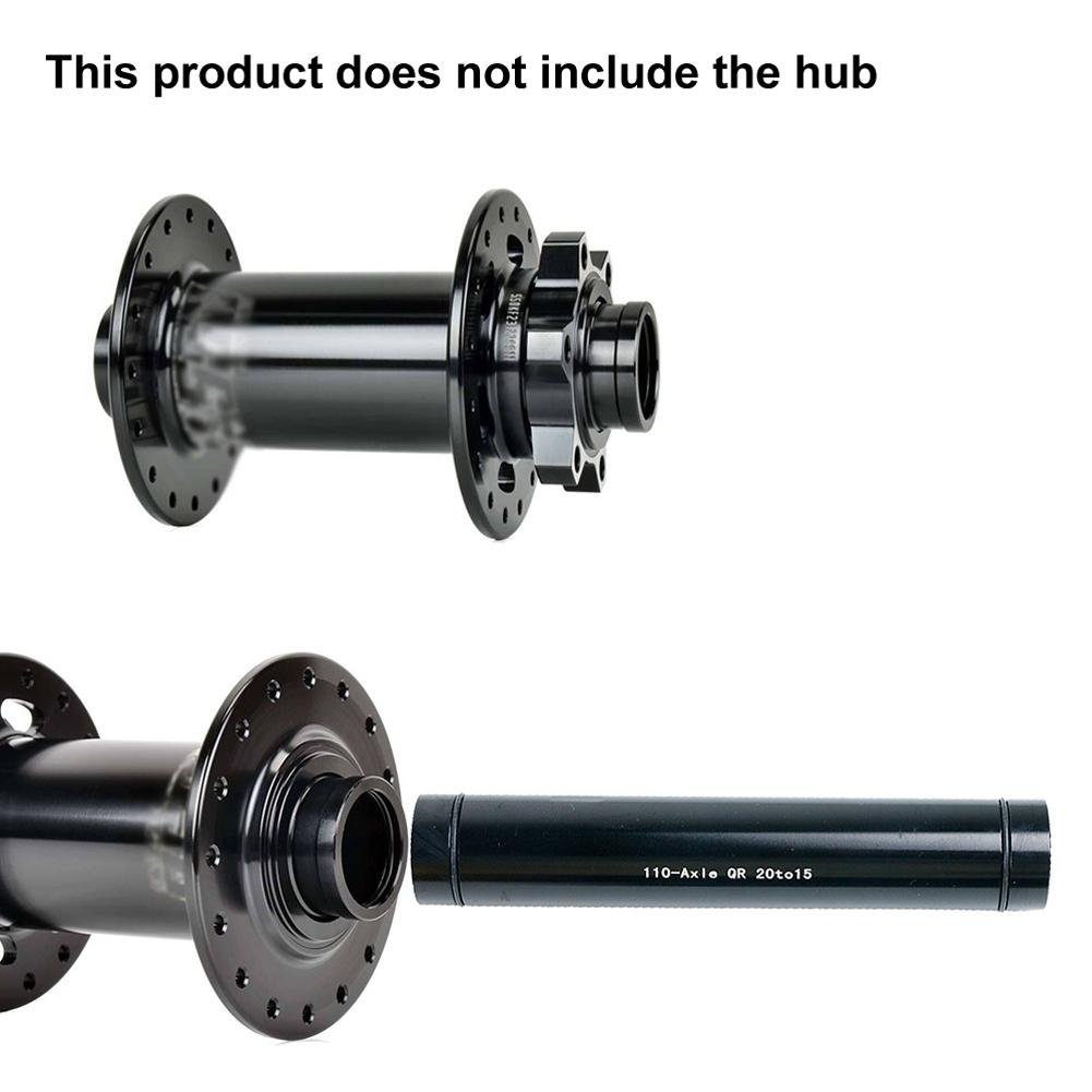 Thru Axle Adapter for Bicycle Front Wheel Conversion from 20mm to 15mm