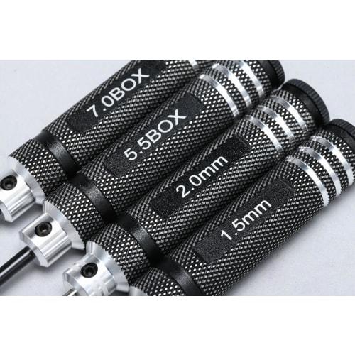 Yokomo Works Hex/Nut Driver Set and Wrench Set (Black) YT-YRTSBA