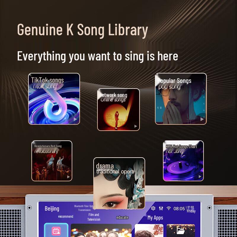 SANSUI 91P Home KTV Sound System CN Plug (adapter Included)