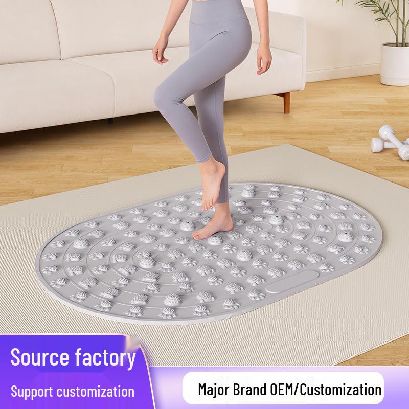In-stock Liquid Silicone Acupressure Foot Massage Mat – Ultra-Slow Running, Indoor Toe Pressure Board for Meridian Unblocking.