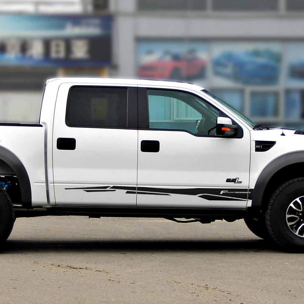 Ford F-150 Raptor Body Side Skirt Decals & Car Modification Stickers