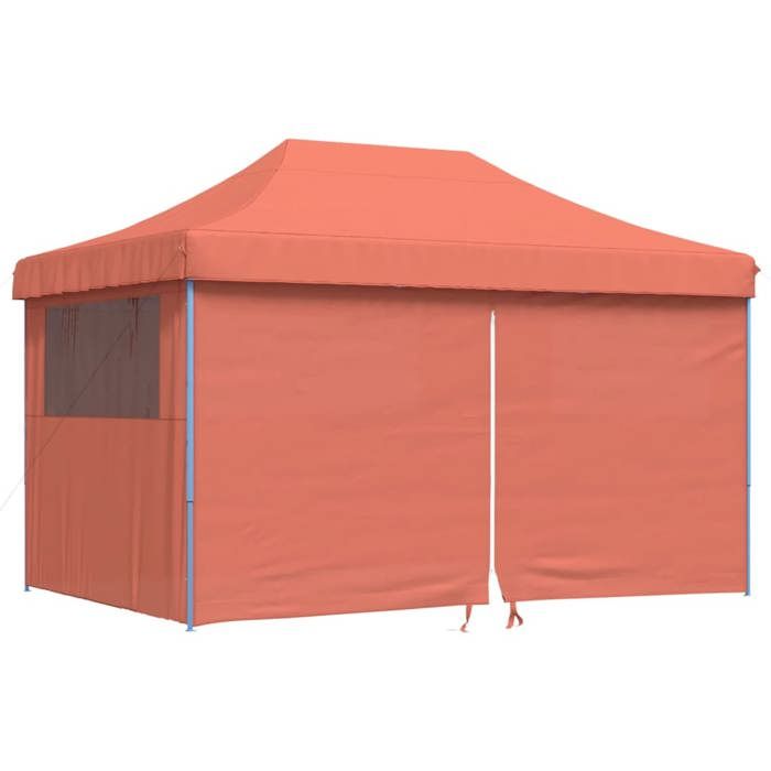 VidaXL Tente de réception pliable escamotable avec 4 parois latérales, tente, tente à auvent, auvent de gazebo 4004981
