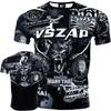 Muay Thai Sport Herren T-Shirts Lässig O-Ausschnitt Locker Kurzarm Oberteile Outdoor Laufen Fitness Sportbekleidung Mode Fitnessstudio T-Shirt Mann