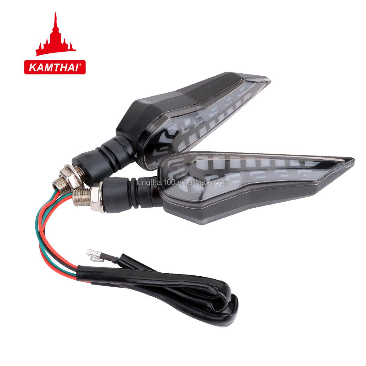 KAMTHAI Motorcycle Accessories Led Light Motorcycle Indicator Lights Motorcycle Wing Light With Turn Signals 36 Watts