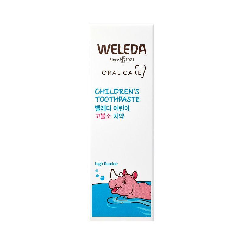 Weleda Children's High Fluoride Toothpaste 60g x 4