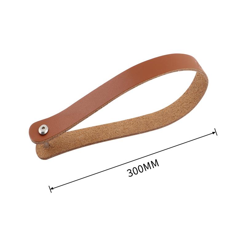 1/2/3Pcs Foldable Front Bag Quick Release Cowhide Handle Pull Ring Belt For Brompton Folding Bike Carrier Bicycle Accessories