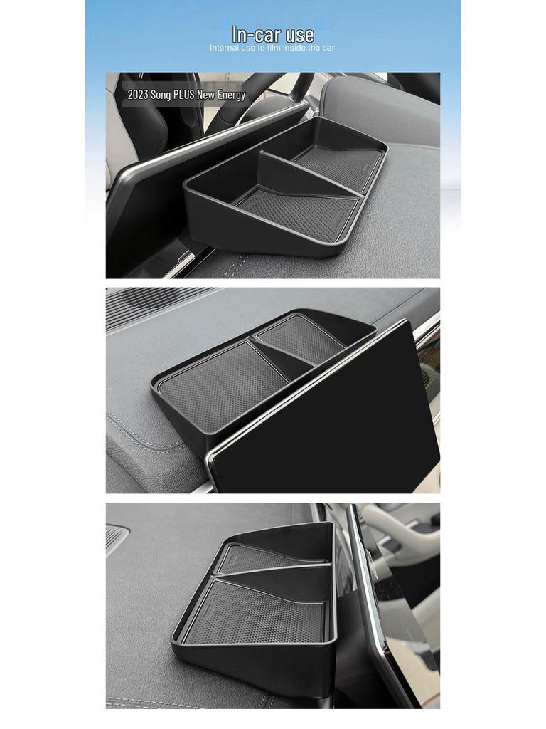 23-25 Song PLUS EV Console Screen Organizer: Car Interior Storage Box