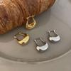 Retro Simple Crescent Moon Earrings Temperament 100% Match High-end Geometric Ear Clip Personality Back-to-school Ambience Fashion Jewelry
