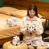 Cute Cow Plush Toy Soft Fluffy Stuffed Animal Doll Adorable Owl Chinchilla Plushies Cuddly Doll