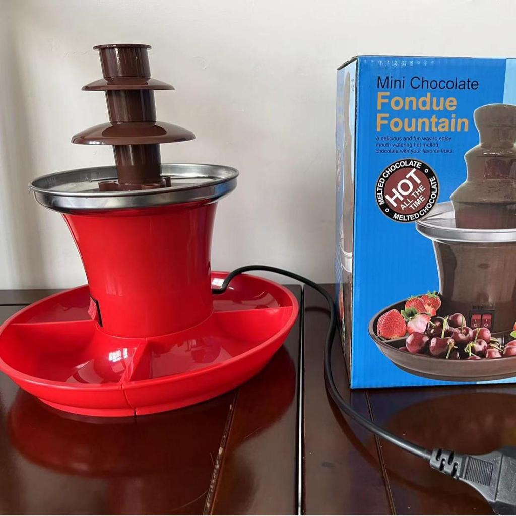 Mini Chocolate Fountain Machine for Home Use - DIY Heating and Melting Tower